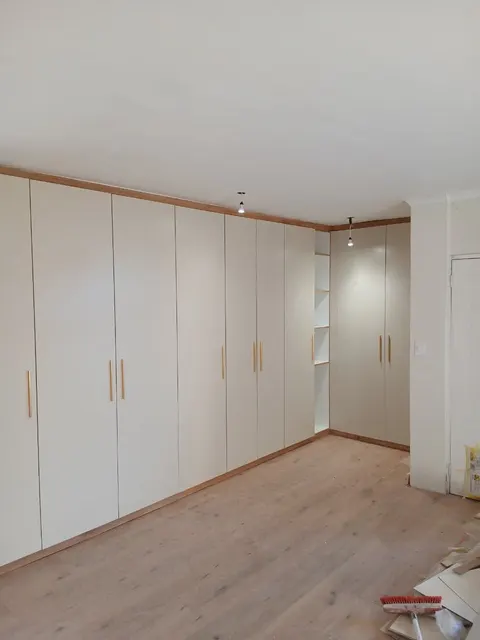 Floor-to-ceiling built-in wardrobes