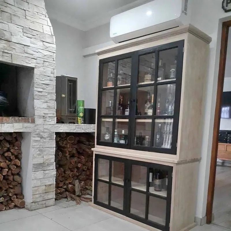 Glass-door dining room unit