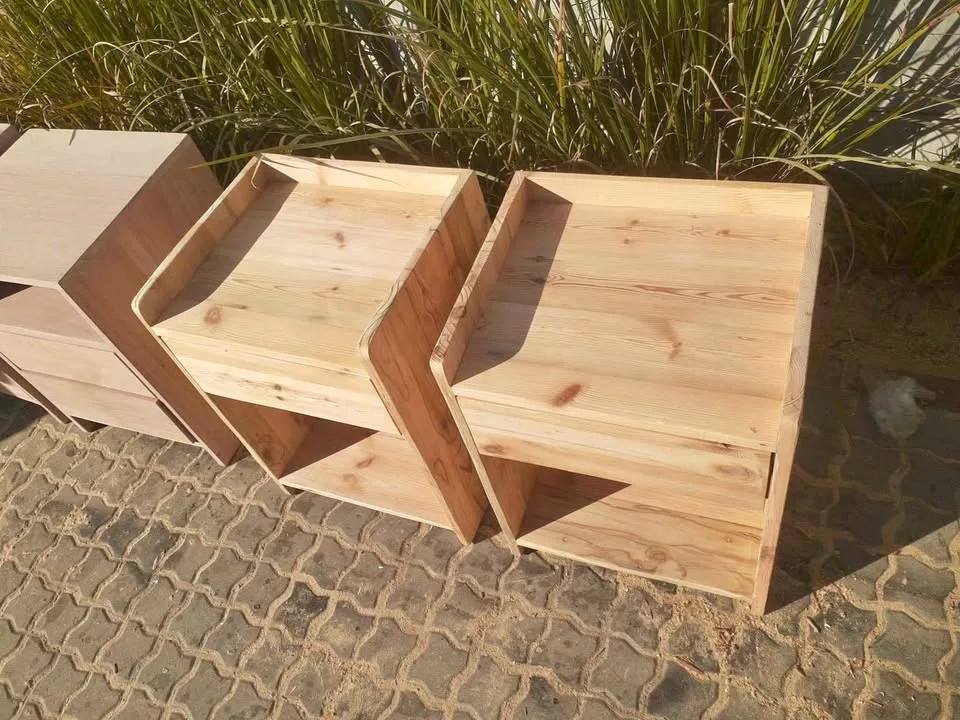 Meranti & Oregon pine bedsides, photo 1