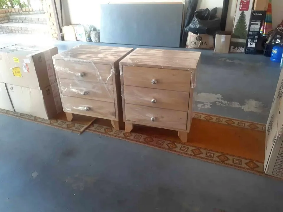 Oak bedside pair, photo 1