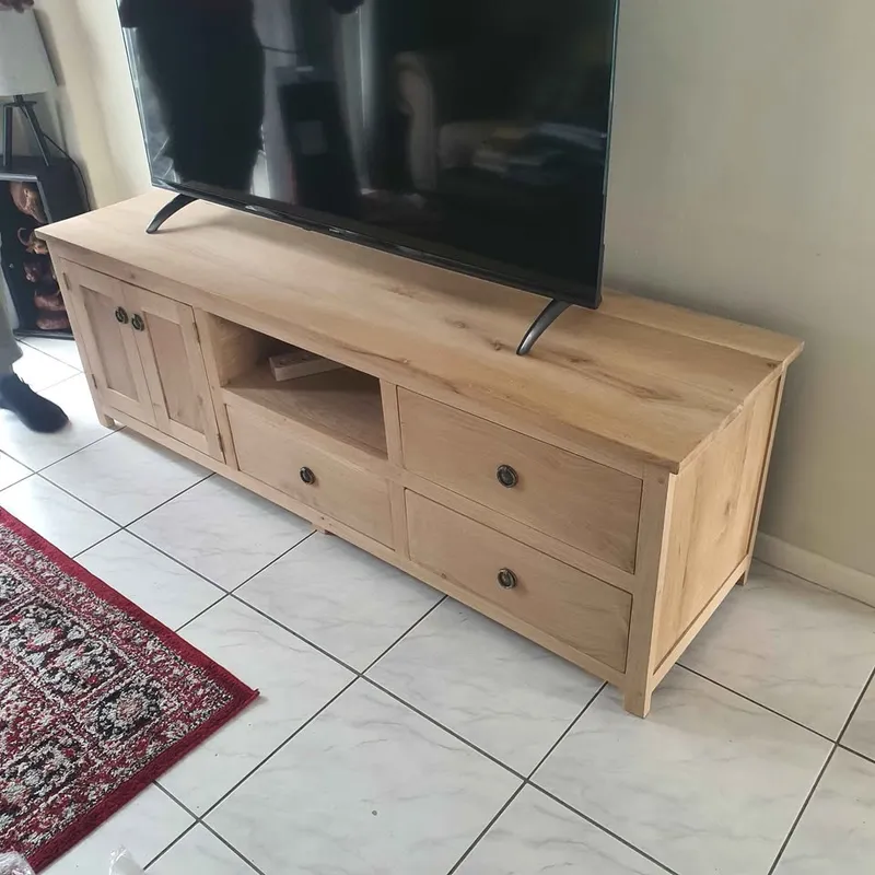 Oak TV stand
